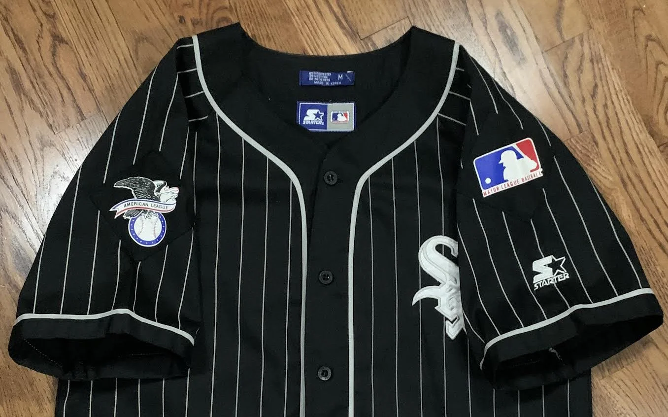 Starter Sox Baseball Shirt 1990s Chicago White Sox Starter Jersey